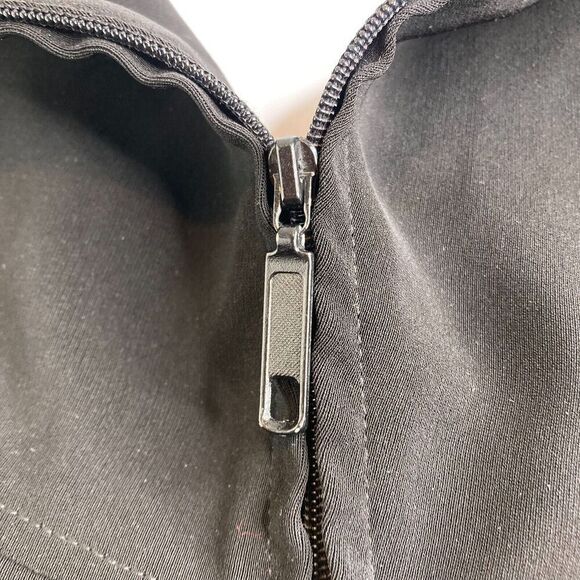 Chico's Design Women's Versatile Black Full Zip Jacket Size 2 Large Packable - Picture 5 of 11